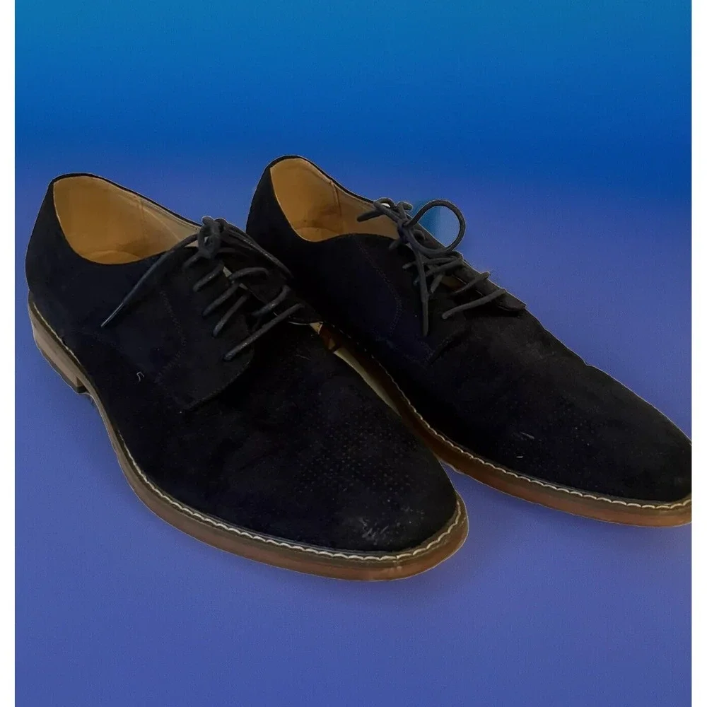 Supply Lab Shoes Men Navy Blue Size‎ 11 Dress Shoe